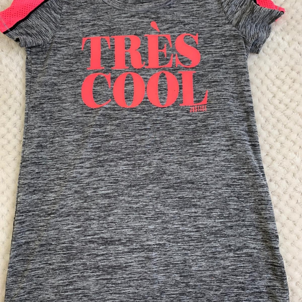 Justice active wear shirt